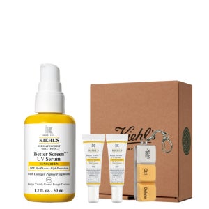 [선물추천] 키엘 NEW 콜라겐 UV 선세럼 50ml 세트 (+10ml 추가 증정 + 키캡 키링 증정)