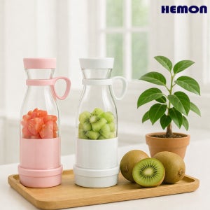 헤몬 핸디 미니 휴대용 믹서기 텀블러 무선 블렌더 쉐이커 야채 과일 주스