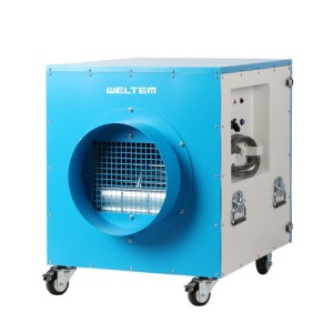 웰템 이동식 산업용 집진기 에어스크러버 공업용 먼지 제거 (구 60평)