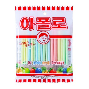 아폴로 막대사탕 빨아먹는 캔디 추억의 문방구 간식 36g