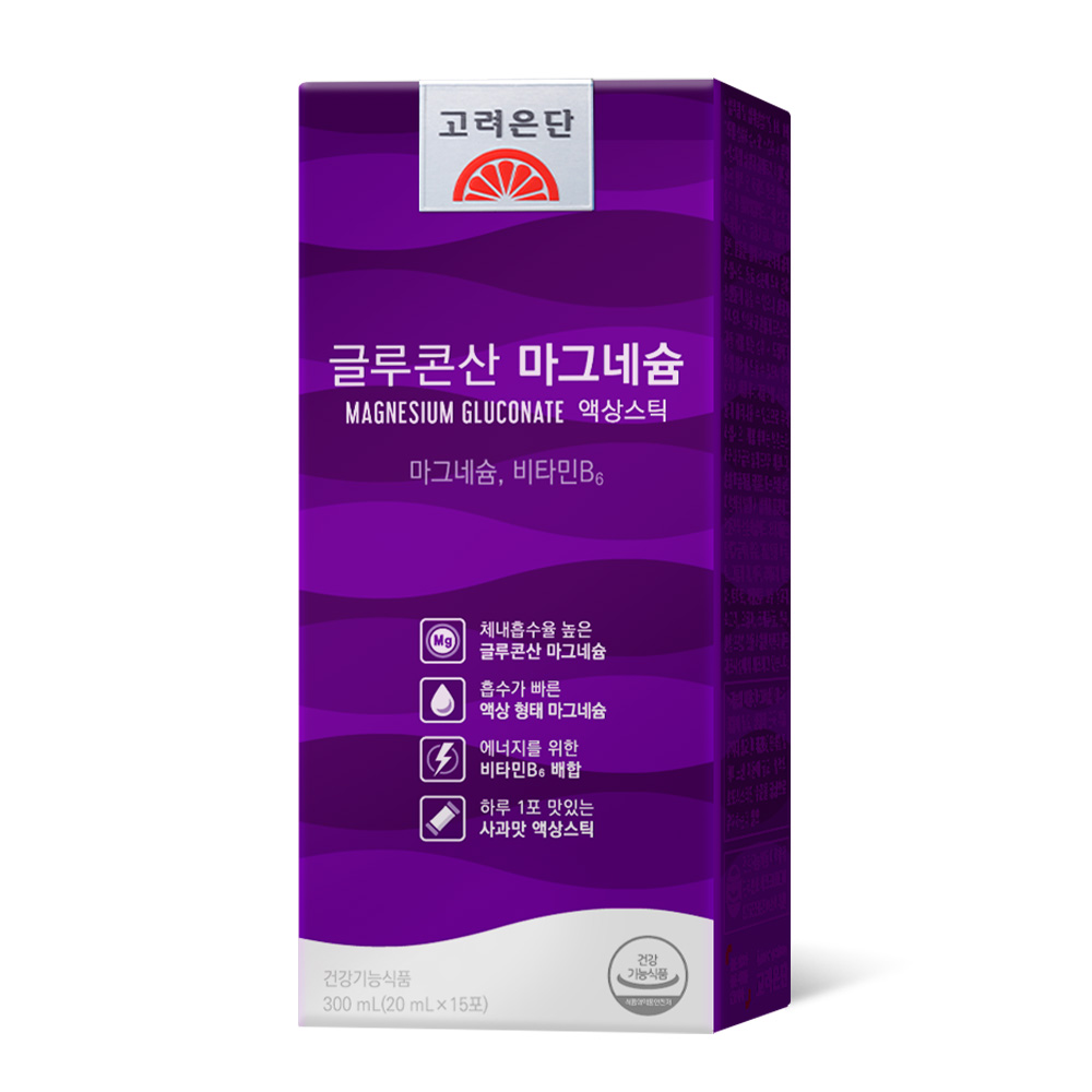 고려은단 글루콘산 마그네슘 액상스틱 15포, 1개