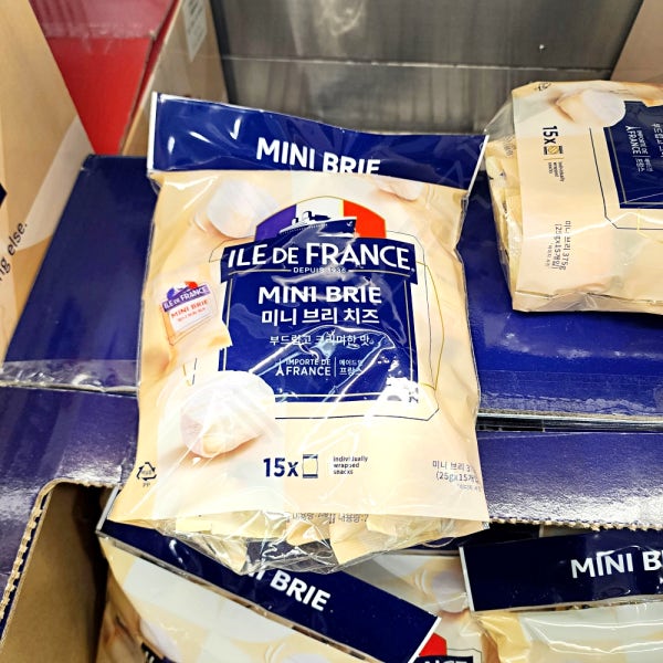 미니 브리 치즈 코스트코 일드프랑스 25g 15입