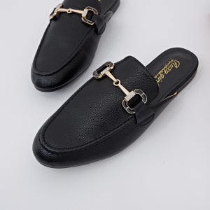 골드 체인 로퍼 뮬 블로퍼 1.5cm