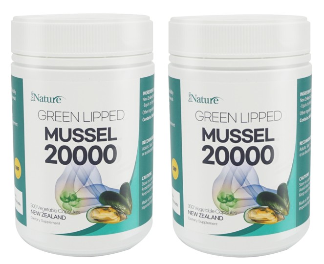 뉴질랜드 <b>프롬네이처</b> 초록입홍합 20000 300캡슐 2박스