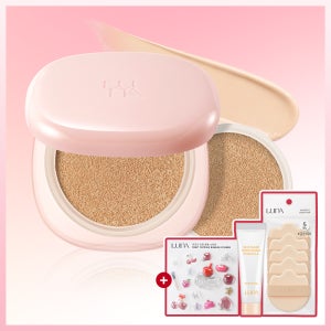 [슈퍼적립] 루나 롱래스팅 컨실 쿠션 본품 12g + 리필 12g (SPF50 PA++++) (+워터핏 글로우 퍼프 5P, 피치 베이스5ml, 봉봉스티커)