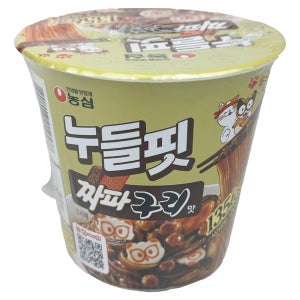 농심 누들핏 짜파구리맛 컵라면 41.5g 8개입 소컵라면