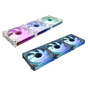 Asiahorse COSMIQ 120mm ARGB 모듈 쿨러팬 표준형(정방향), 블랙, 3팩