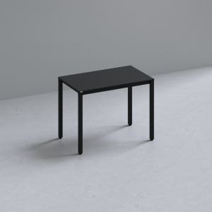 209애비뉴 제로데스크 1000x600mm, 블랙상판+블랙프레임