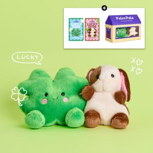 팜팔스 신년 행운세트 클로버 인형 클로버 버니 토끼 인형 행운 부적세트