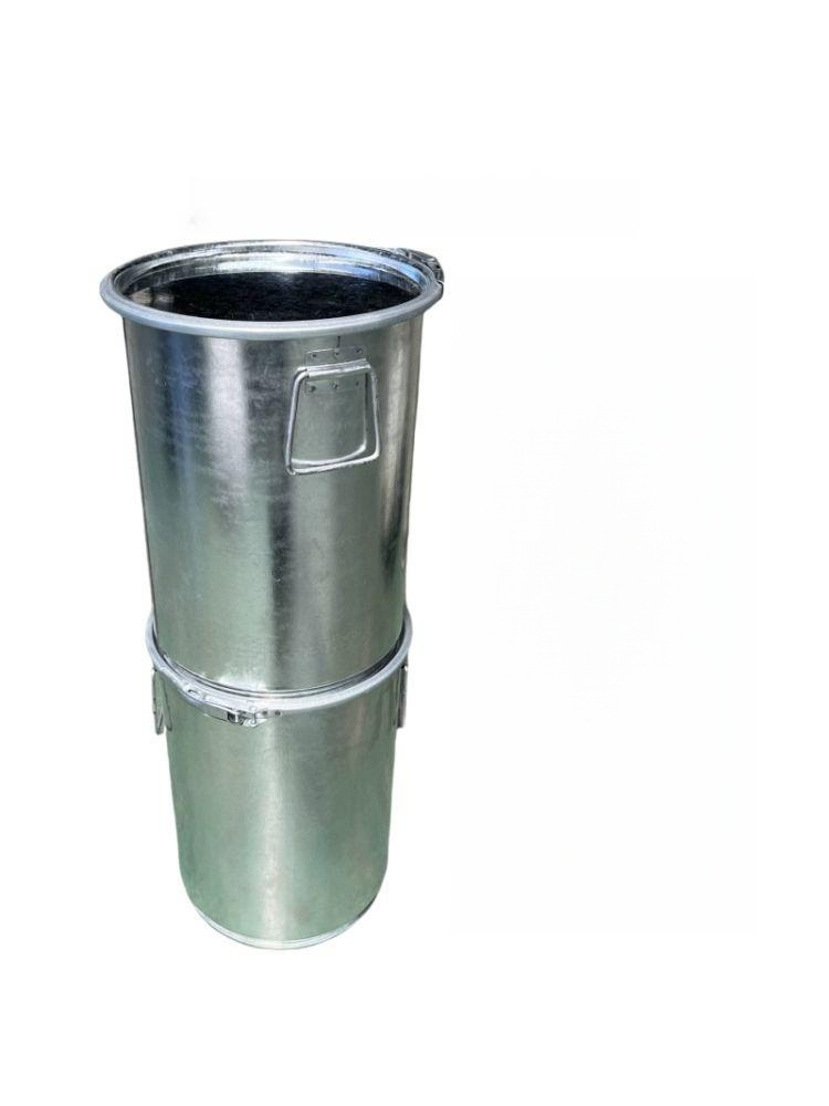 철드럼통 소형 원통 폐유 공드럼 기름 말통 20L 오픈탑 블루 단일 손잡이