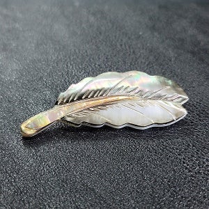 아리스 남자 여자 빈티지 엔틱 명품 자연 잎사귀 자개 브로치