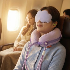 [NEW출시]안델센 에코누비 목베개 수면안대 귀마개 세트 독일BASF폼 인체공학적 커버기술