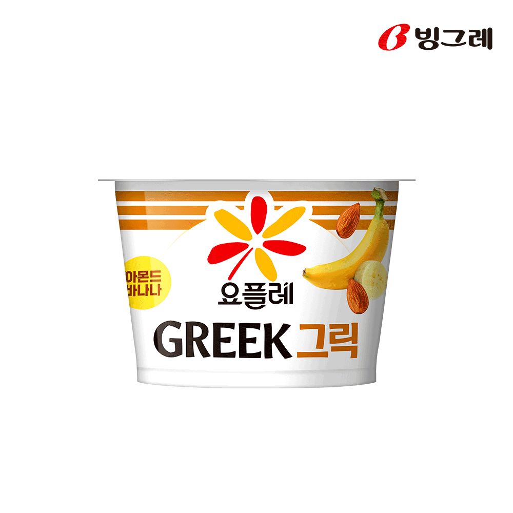 요플레  그릭 아몬드 바나나 성분 분석