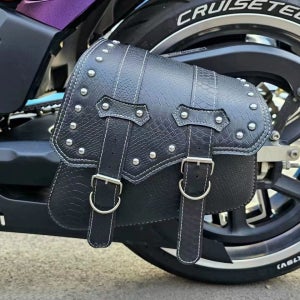 바이크백 소가죽 할리 사이드백 리어백 오토바이 방수 판매