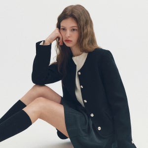 [네이버단독] [N배송] 로엠 칼라리스 트위드 자켓 RMJKG24NT1