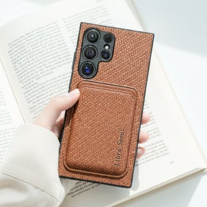 리브라 맥세이프케이스 핸드폰 카드 케이스 휴대폰 지갑 브라운, 갤럭시S26 울트라