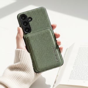 리브라 맥세이프케이스 핸드폰 카드 케이스 휴대폰 지갑 그린, 갤럭시S26 플러스