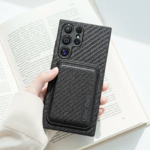 리브라 맥세이프케이스 핸드폰 카드 케이스 휴대폰 지갑 블랙, 갤럭시S26 울트라