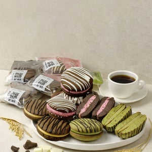 [전주풍년제과] 가루쌀 수제초코파이 10개입 쌀3종혼합 1box