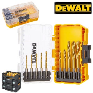 DEWALT 터프케이스 S (154x90x22) 티타늄 드릴비트 10종세트 포함 티스텍