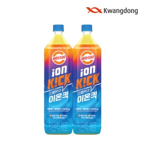 [광동 직영] 비타500 이온킥 제로 이온음료 1.5L 12개