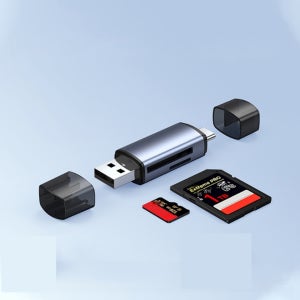 OTG USB2.0 C타입 멀티 고속 카드리더기 SD TF 마이크로 핸드폰 블랙박스 아이폰