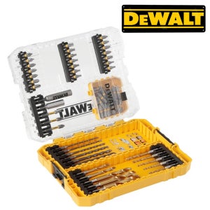DEWALT 터프케이스 M (225x170x32) 드릴비트 드라이버비트 65종 포함 티스텍