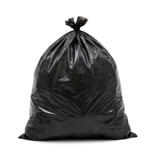 다패킹 비닐봉투 분리수거 휴지통 재활용 평판 검정 속지 50L, 50매, 1개