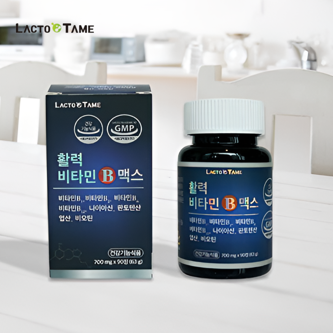 활력비타민B 복합제 고함량 비타민B 컴플렉스 맥스 나이아신 판토텐산 엽산 비오틴