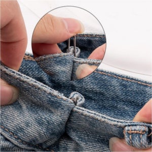 ST 허리핏 조절 히든 클립 40p 바지 헐리줄리기 옷핀 고정핀 바지클립