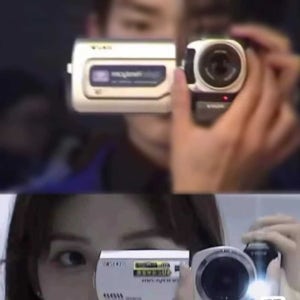 미니 방송용 디지털캠코더 옛날 아날로그 카메라 레트로 빈티지 영상촬영 Usb 실버화이트-공식표준 실버화이트-공식표준