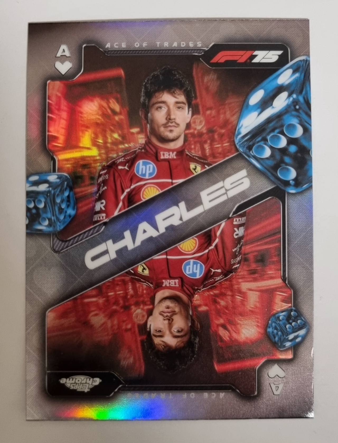 2025 F1 샤를 르클레르 인서트 카드 TOPPS CHROME 카드 탑스 크롬