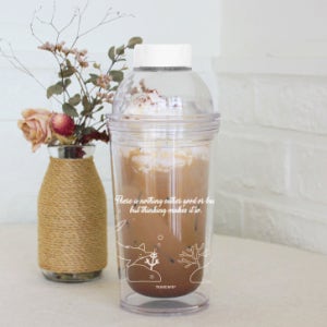 (언더더씨) 리유저블 3단 아이스 콜드컵 빨대 포함 (18oz 530ml SAN)