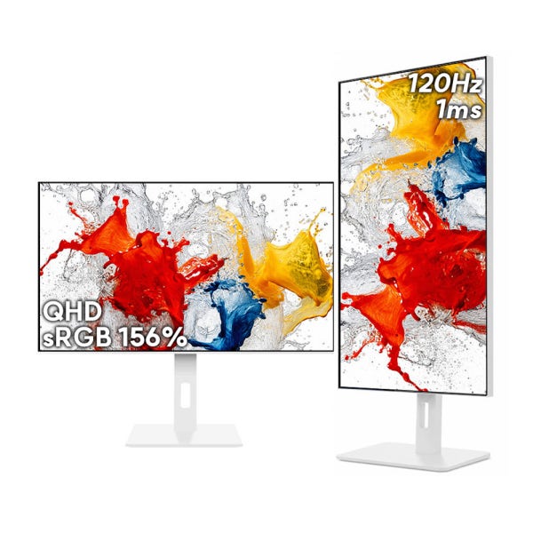 이노스 27QLS120M QHD 120Hz IPS USB-C HDR 게이밍 멀티스탠드 일반
