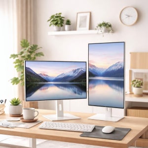 이노스 27QLS120M QHD IPS USB-C HDR 게이밍 멀티스탠드