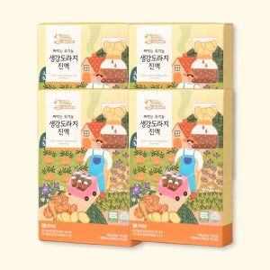 국내산 유기농 생강청 진액 엉클베리하우스 200g, 4개