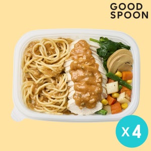 굿스푼 저당 닭가슴살 도시락 강된장 파스타 430g 4팩 냉동 양많은 식단 점심 저녁