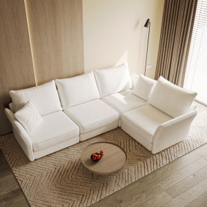 [엘비디엘][NEW]체스 5인 패브릭 소파