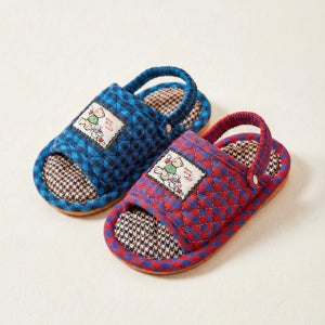 층간소음방지 아기 실내화 무소음 유아 퀼팅 슬리퍼 어린이집 덧신 밴딩 슈즈