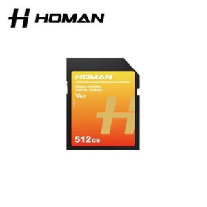 호만 HOMAN UHS-II SD Card V60 512GB
