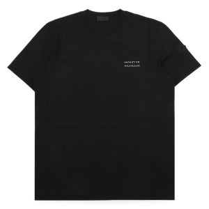 디몬트 몽클레어 남성 블랙 와펜 레터링 로고 반팔(블랙) 8C00007 89AYW 999
