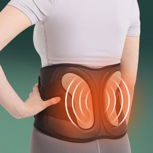 바리바디 허리 마사지기 EMS 온열 저주파 복대 마사지