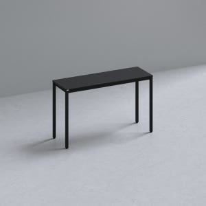 209애비뉴 제로데스크 슬림 400 1200x400mm, 블랙상판+블랙프레임