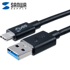 산와서플라이 USB3.2 Gen2 AM-CM 케이블 1m 500-USB053-1