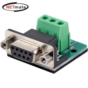 넷메이트 DB9F / 3핀 터미널 블록 젠더 NM-DB9F10
