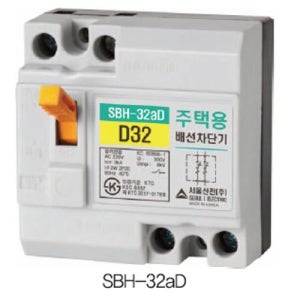 배선차단기주택용 SBH32aD 32A 25KA8842378
