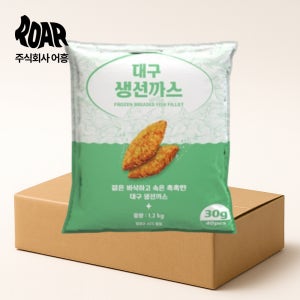 엄선 대구 생선까스 1box (1.2kg x 6봉) 60g x 20입