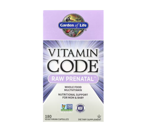 가든 오브 라이프 비타민 코드 <b>RAW 프리네이탈</b> 180정 (비건 캡슐)
