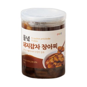 돼지감자 장아찌 320g 김제 쨈매프로젝트 온도농장&태양별