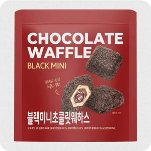 블랙 미니 초콜릿 웨하스 88g